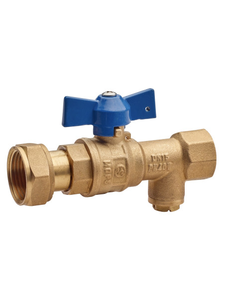 Art.499 Valvola a sfera F.F. per contatori acqua