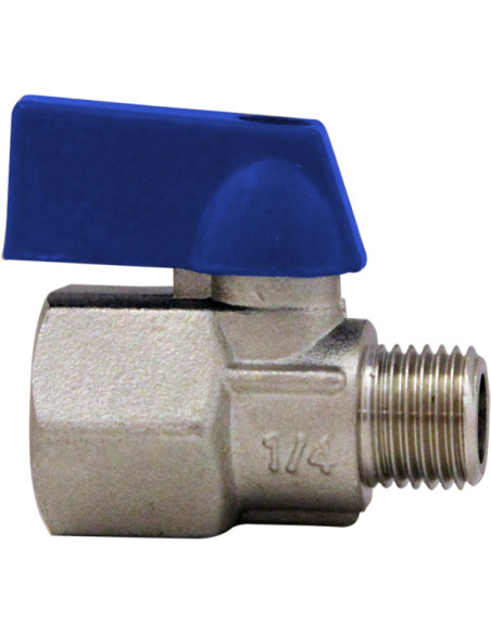 cArt.466/FA/B Valvola minisfera M.F. stampata sabbiata