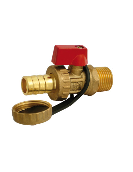 Art.475 Rubinetto sfera scarico caldaia M.