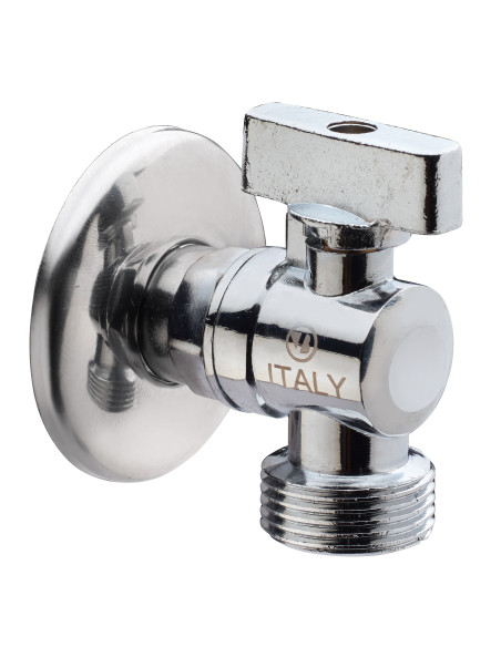 Art.255/LMR Rubinetto a squadra per lavatrice con ritegno