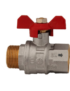 Art.1715 Valvola a sfera M.F. con ritegno incorporato