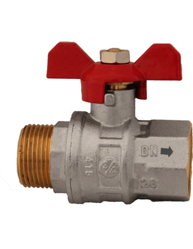 Art.1715 Valvola a sfera M.F. con ritegno...